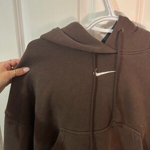 cropped nike sweatshirt